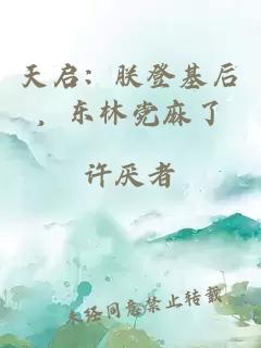 天启：朕登基后，东林党麻了