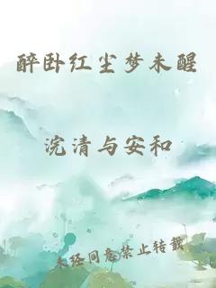 醉卧红尘梦未醒