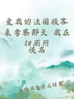 爱我的法国顾客来考察那天 我在扫厕所