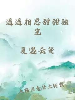 遥遥相思甜甜独宠